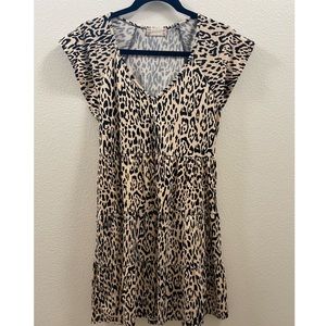 Cheetah print dress
